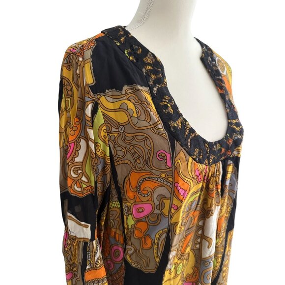 TRINA TURK Multicolor Swing Dress Size 12 - Picture 2 of 9